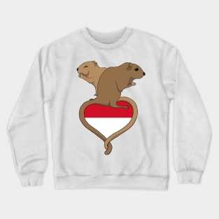 Gerbil Indonesia (light) Crewneck Sweatshirt